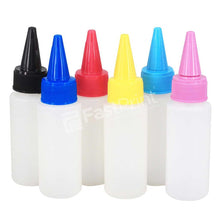 Load image into Gallery viewer, Botol Lancip HDPE Tutup Warna 100 ML 1 Set