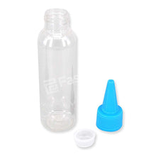 Load image into Gallery viewer, Botol Lancip PET Tutup Warna 100 ML Light Cyan