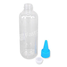 Load image into Gallery viewer, Botol Lancip PET Tutup Warna 250 ML Light Cyan