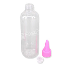 Load image into Gallery viewer, Botol Lancip PET Tutup Warna 250 ML Light Magenta