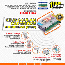 Load image into Gallery viewer, Cartridge CISS Epson R1900