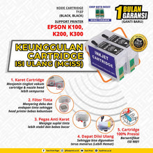 Load image into Gallery viewer, Cartridge MCISS Refillable Epson K100, K200, K300 Kosongan