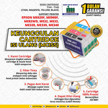 Load image into Gallery viewer, Cartridge MCISS Refillable Epson ME620F, ME900F, ME82WD, ME32, ME33, ME320, ME330, ME340 Kosongan