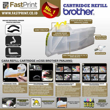 Load image into Gallery viewer, Cartridge MCISS Refillable Brother DCP 145C, 165C, 195C, J175W, J125, J315W, J515W MFC J220, J265W, J410, J415W, 250C, 255CW, 257CW, 290C, 295CN Kosongan