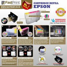 Load image into Gallery viewer, Cartridge MCISS Refillable Epson K100, K200, K300 Plus Tinta